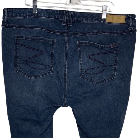 Melissa McCarthy x Seven 7‎ Jeans Women 24W Blue Classic Legging Skinny Casual - Picture 4 of 8